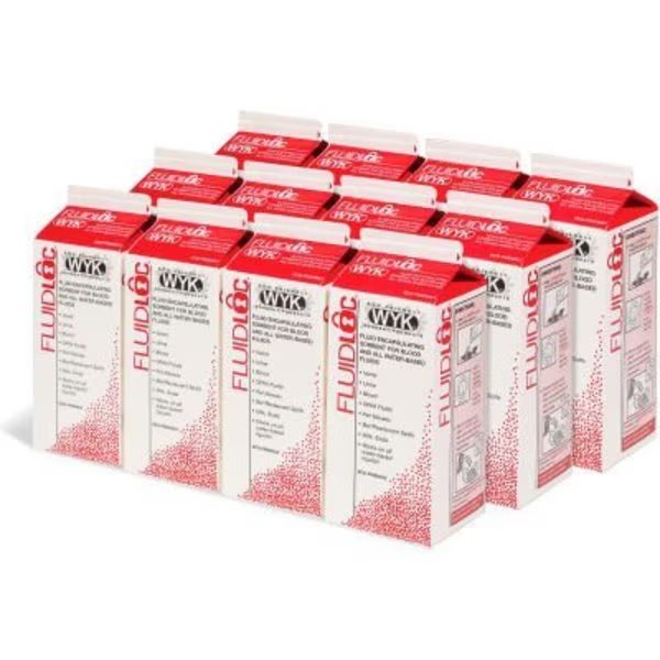 SpillTech Fluidlock Sorbent, 48 Oz Shaker, 12 Per Pack, Spilltech, Mfr#: FL12